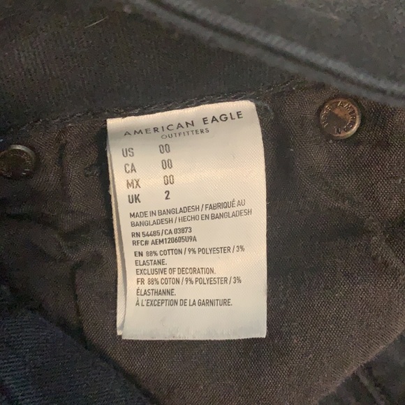 Black jean shorts! - Picture 3 of 3